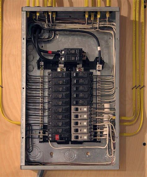 electrical junction box for moving a panel|electrical panel with 12 breakers.